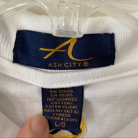 Ash City Men’s White Short Sleeves Polo Shirt Large - Picture 3 of 8